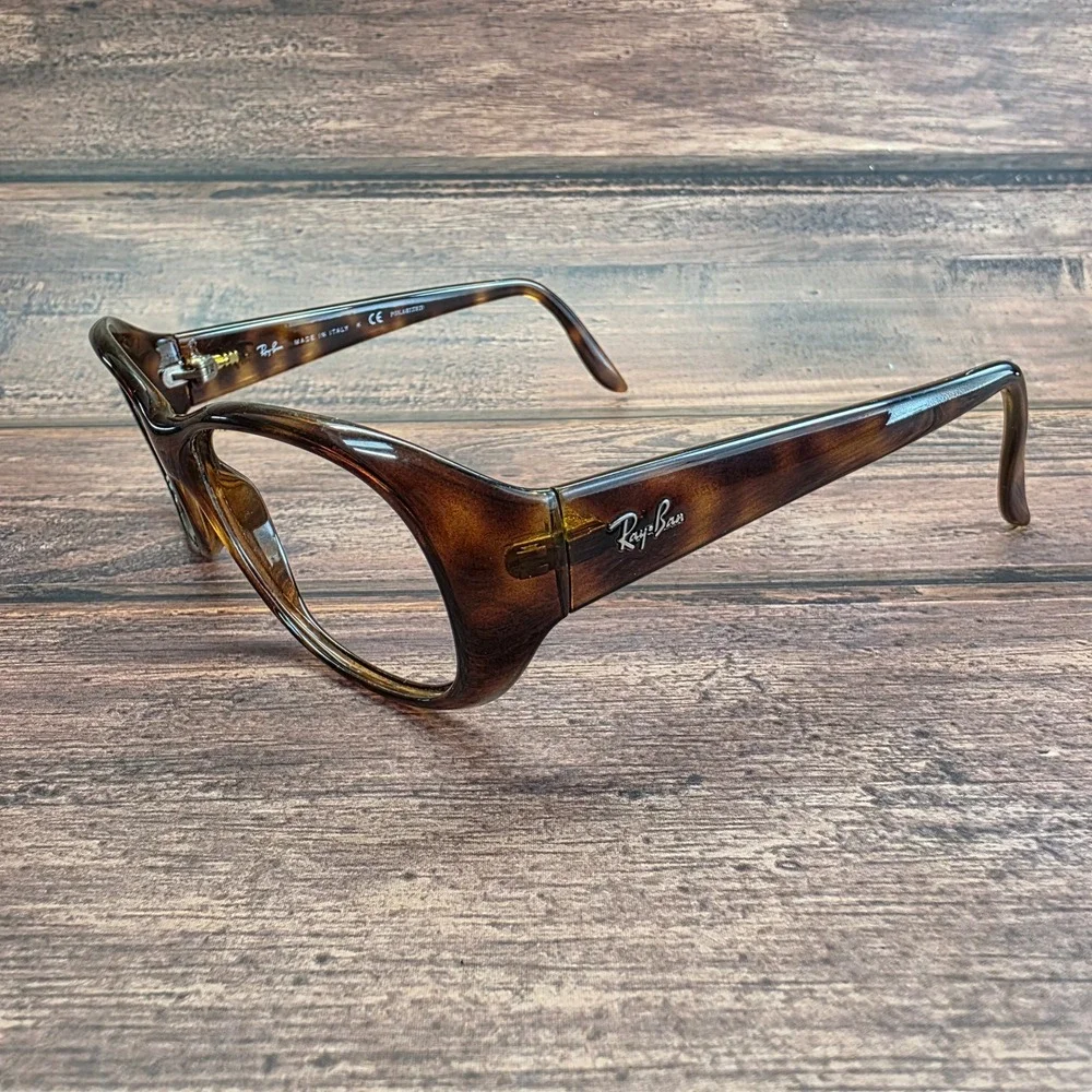 Ray-Ban RB 4061 642/57 Tortoise Butterfly Eyeglass Frames Made in Italy